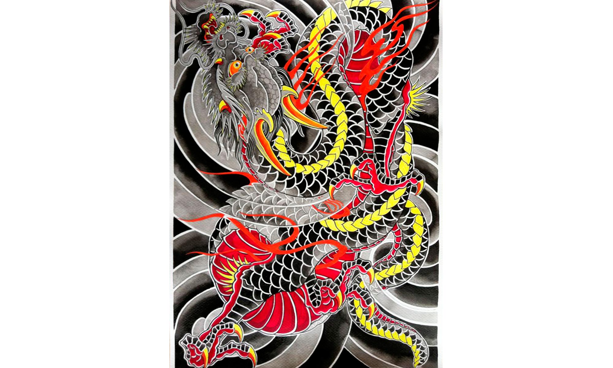 horitamotsu-dragon-painting-traditional